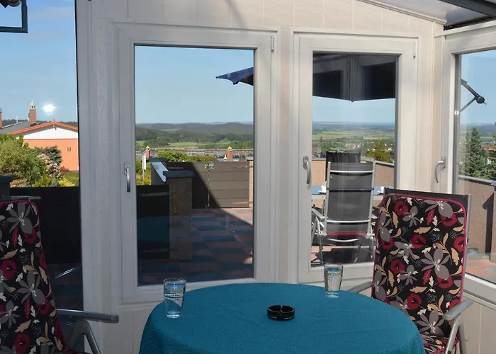 別荘 Ausblick Am Eichenberg